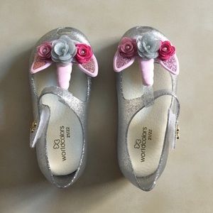 New unicorn Mary Janes - like mini melissa jellies
